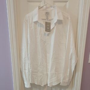 H&M Crisp White Men's Dress Shirt